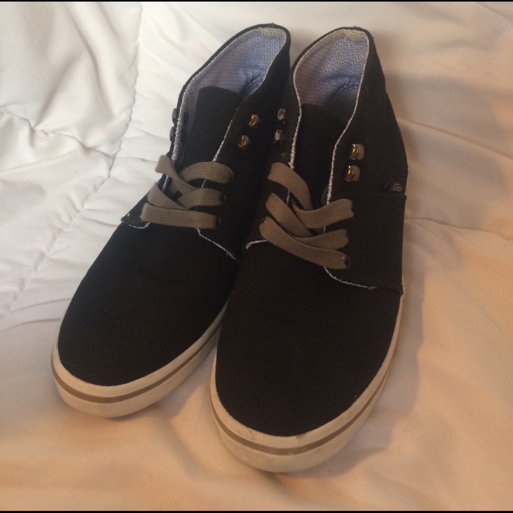 Vans high top canvas shoes