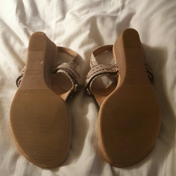 Coach Danielle Printed Python Sandals - Picture 3 of 3