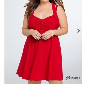 Red beautiful dress