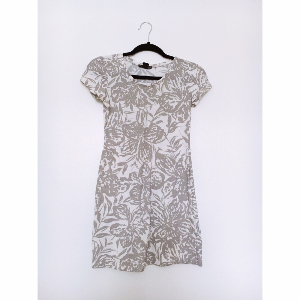 Gray mini dress