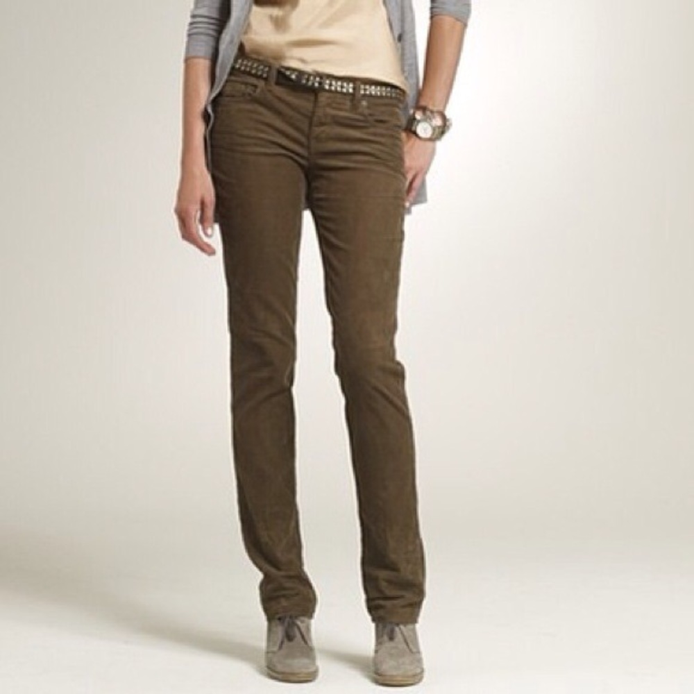 J.Crew skinny leg cords