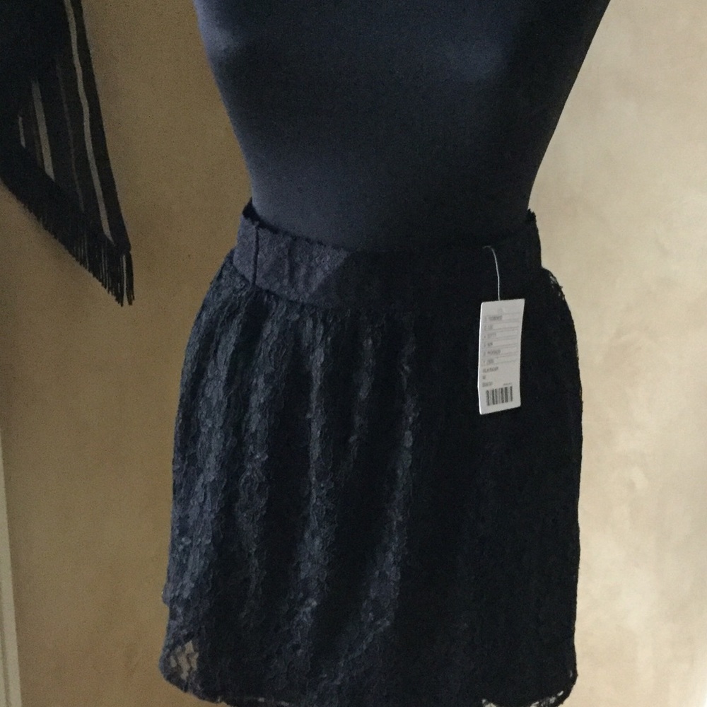 Black Lace Skirt