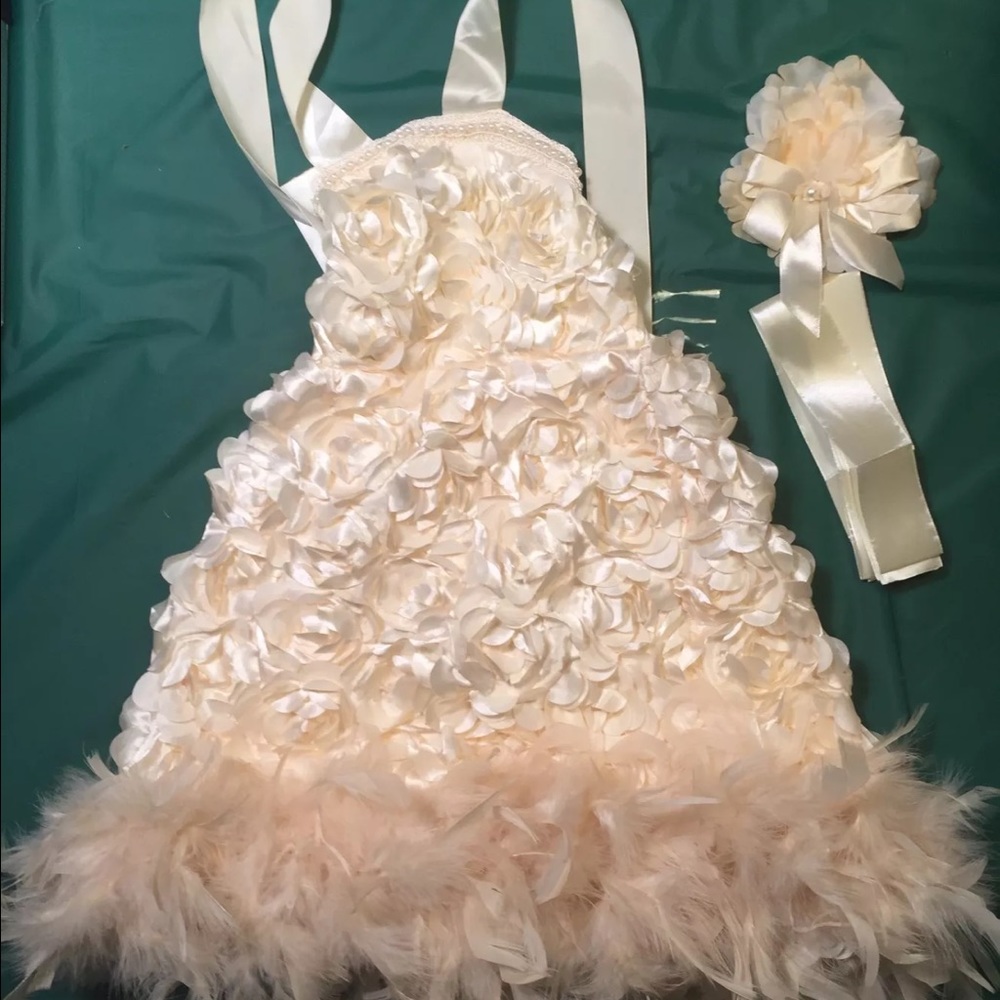 baby girl dress pageant birthday flower girl