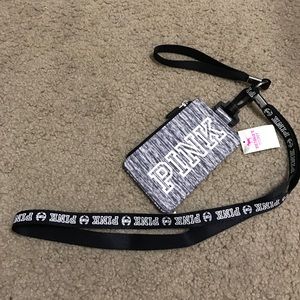 PINK Lanyard ID Holder
