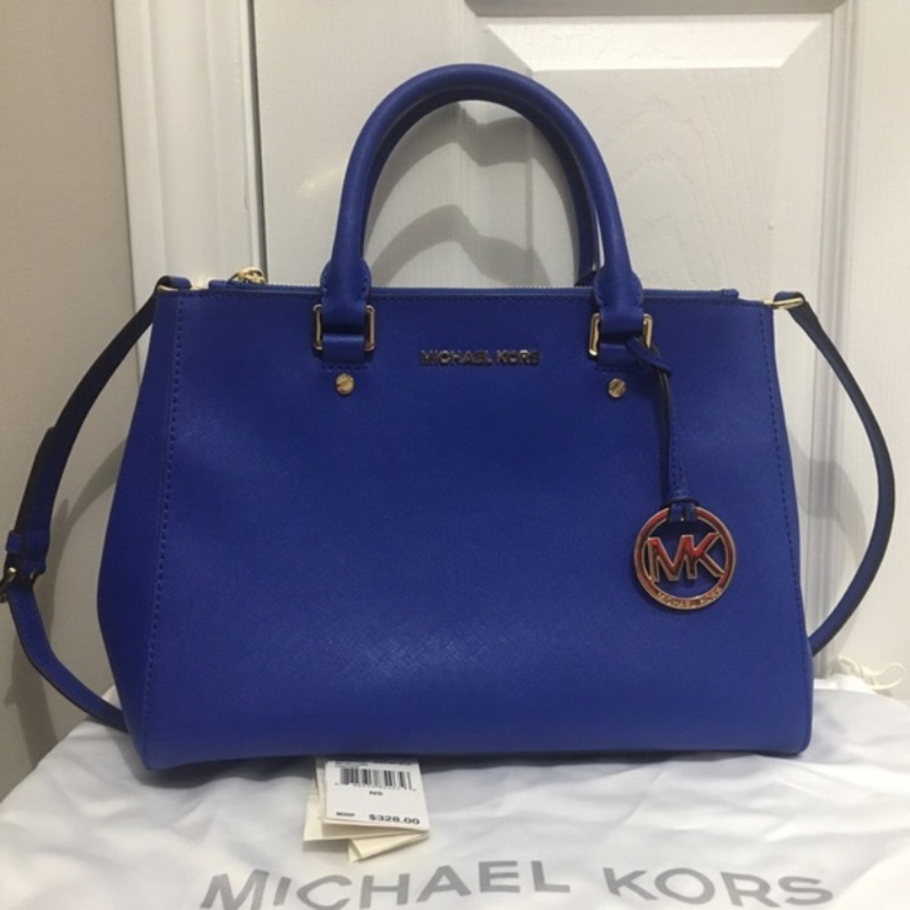 Blue Michael Kors medium Selma