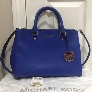 Blue Michael Kors medium Selma