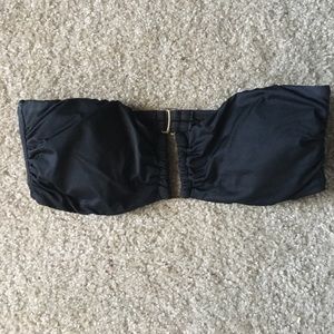 Black Bandeau Swim Top