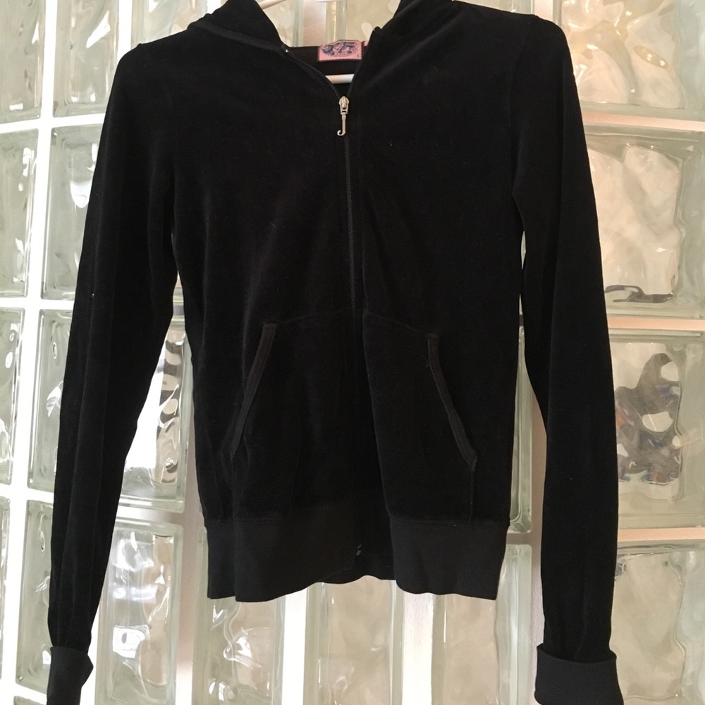 Juicy Couture velour black jacket