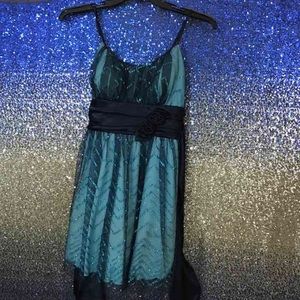 Blue Sequin Dress