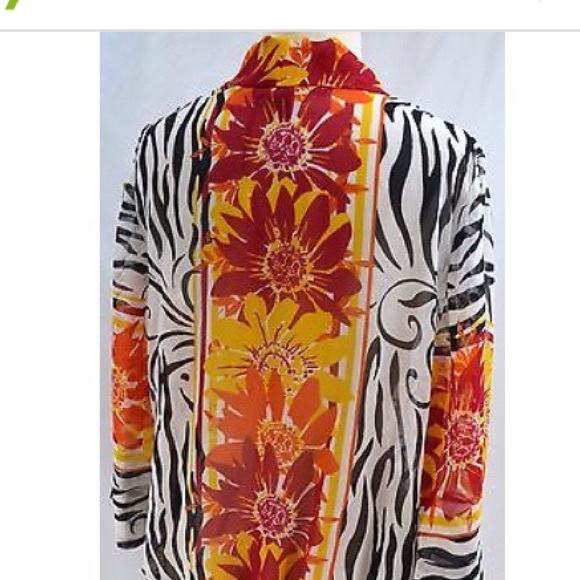 NWOT Alfani drape neck blouse - Picture 4 of 6