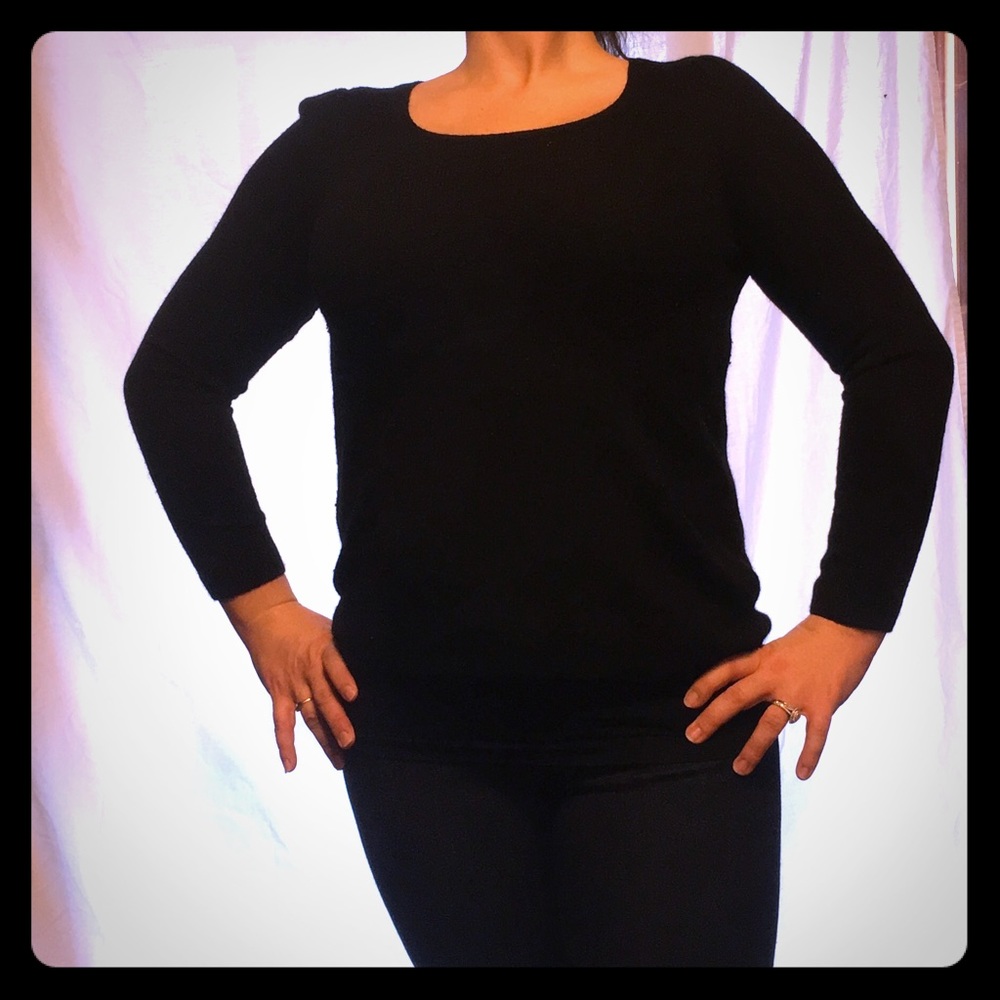 Black angora sweater fromH&M sz L