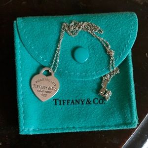 Tiffany heart tag pendant