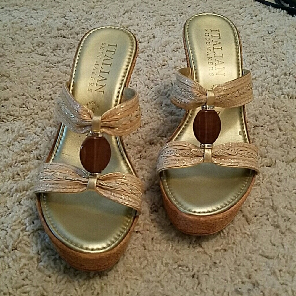 Beautiful wedged sandals