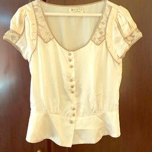 🌹❣️Silk vintage inspired blouse🌹M