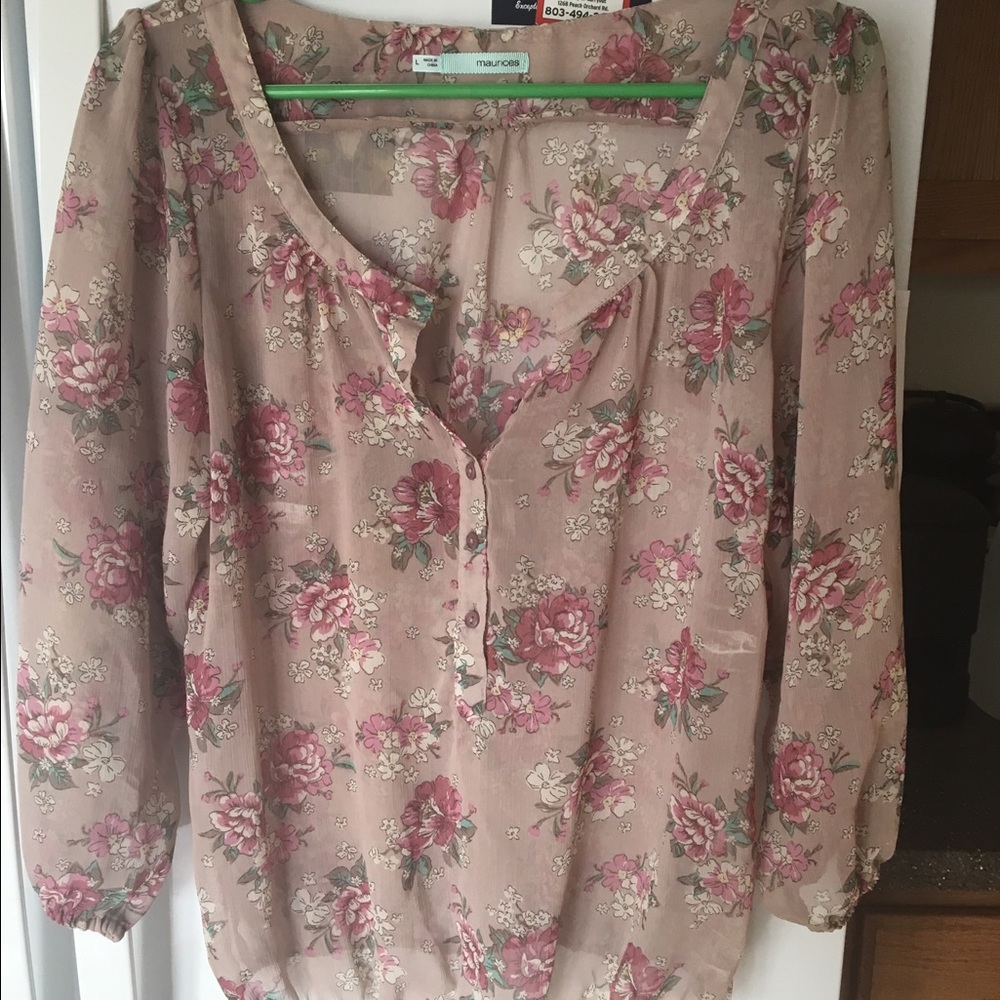Sheer shirt