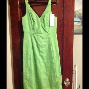 Kelly green JCrew dress