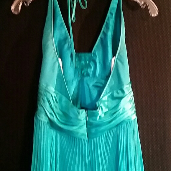 Emerald Green Cache Dress Sz 8 - Picture 3 of 5