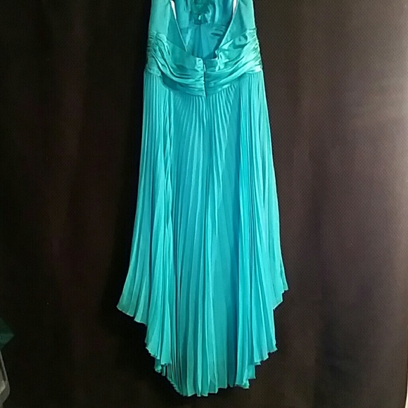 Emerald Green Cache Dress Sz 8 - Picture 4 of 5