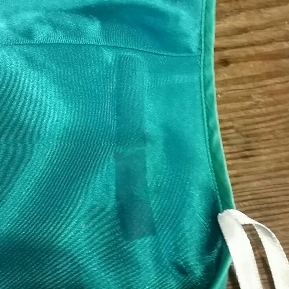 Emerald Green Cache Dress Sz 8 - Picture 5 of 5