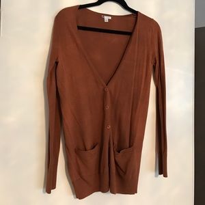 Carmel colored cardigan