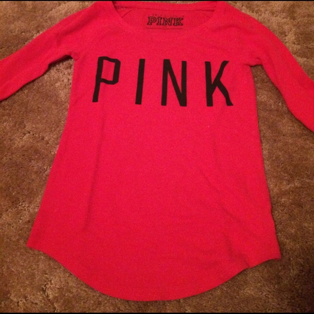 Pink sleep top