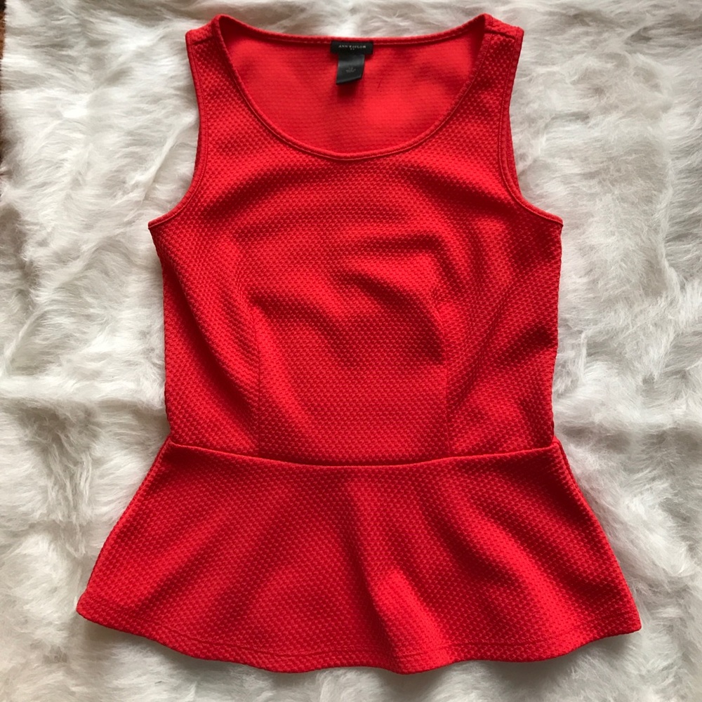 Ann Taylor Peplum Top