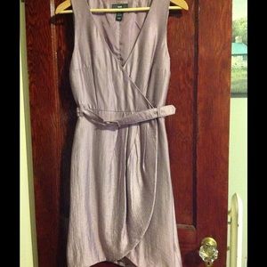 H&M dress; Light purple, raw silk look