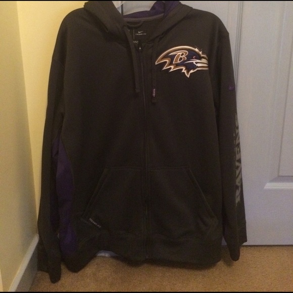 Baltimore Ravens Nike therma-fit jacket - Picture 1 of 3