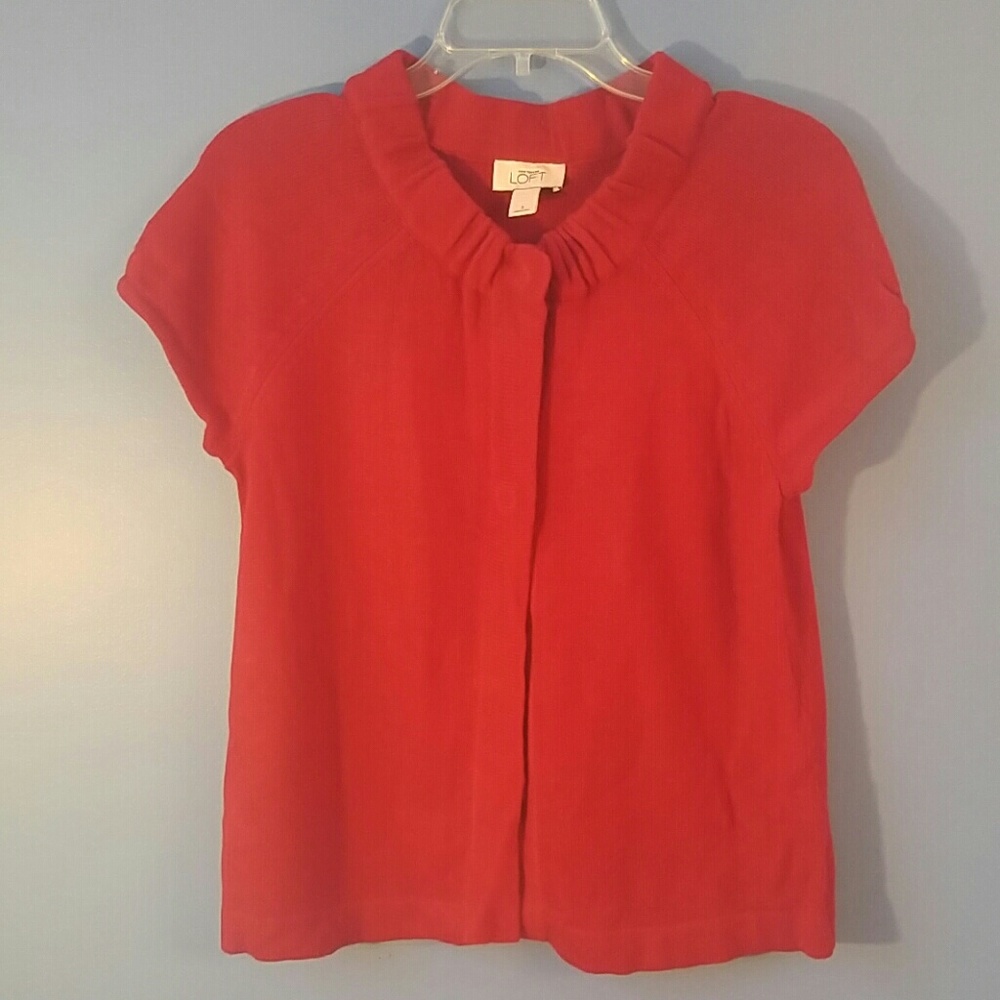 Ann Taylor loft short sleeve sweater