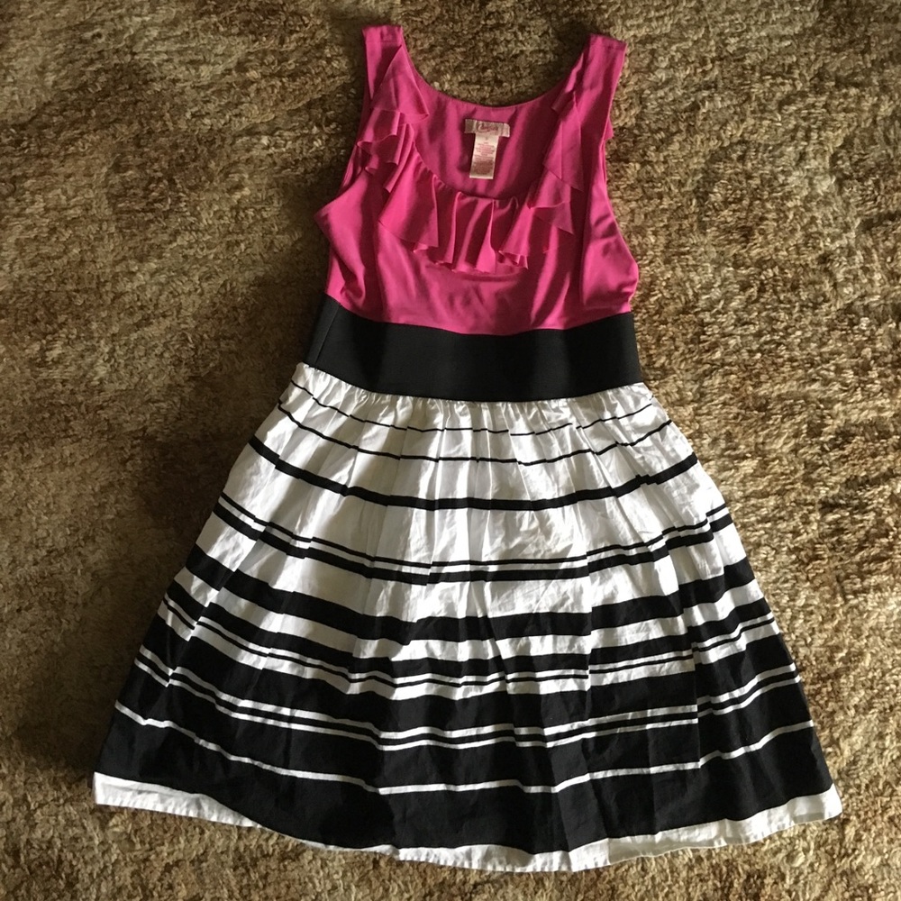 Candie’s Pink and Striped Dress