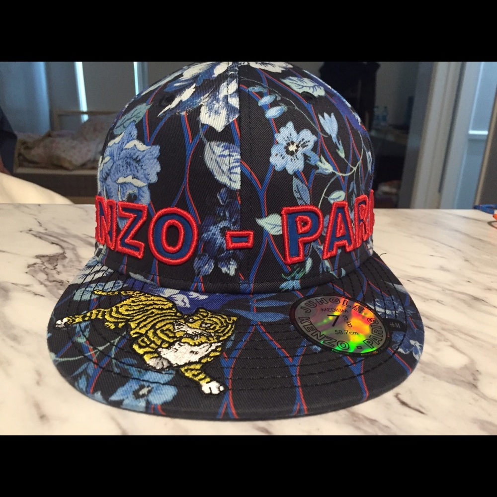 Kenzo x H&m blue cap tiger size M