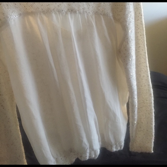 Cream sparkle sweater - Picture 3 of 4