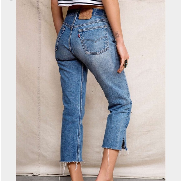 Urban Outfitters Denim - Urban renewal crop fray hem