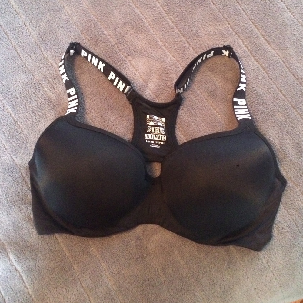 pink, victoria secret sports bra