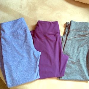 Yoga capris set of 3