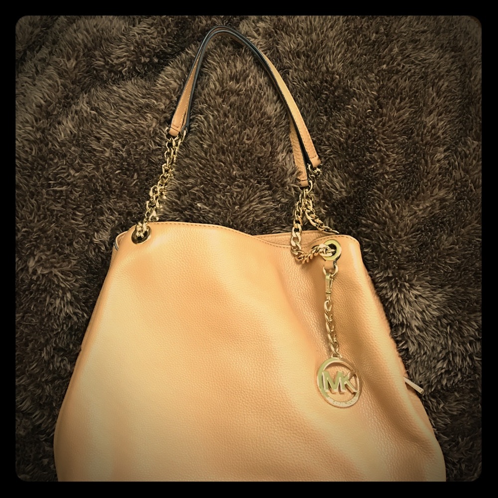 Michael Kors Camel Leather Handbag