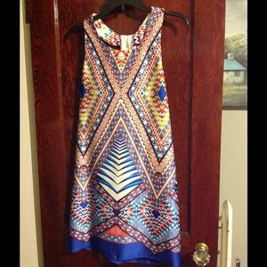 Bisou Bisou multi-color dress