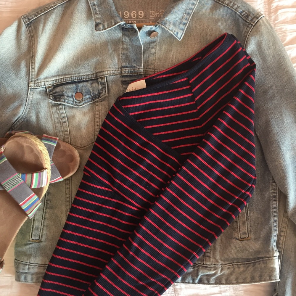 Deletta brand Anthropolgie top