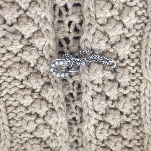 Cropped knit with fur - Picture 2 of 4