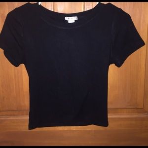 Black Crop Top
