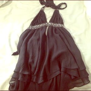 Gray Victoria's Secret blouse