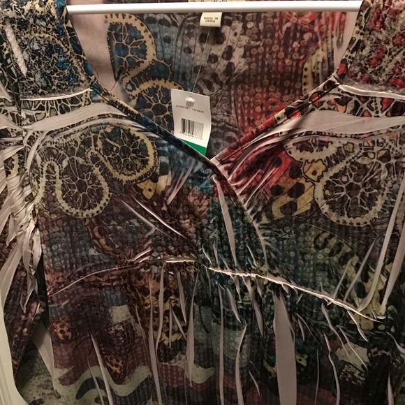 NWT Large one world tunic with sequins - Picture 2 of 6