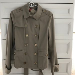 Burberry Brit khaki trench coat