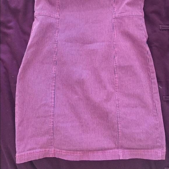 Urban Outfitters strapless striped Jean dress - Picture 4 of 5