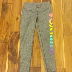 Victoria's Secret gray VSX knockout leggings