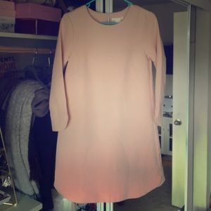 Blush Pink Shirt Dress