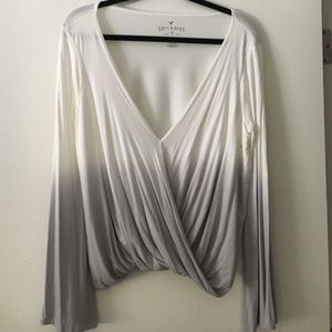 Super soft draped shirt