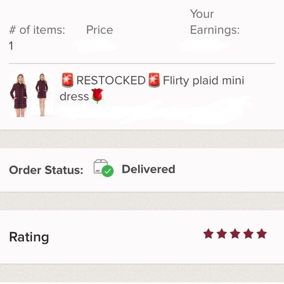 **SOLD OUT** plaid mini dress🌹 - Picture 3 of 3