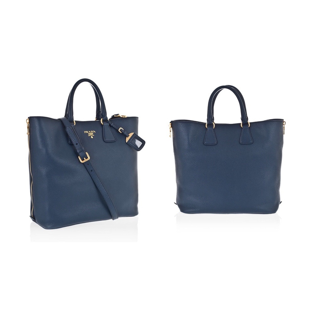 PRADA Women Handbag in Genuine Blue Calf Leather💙