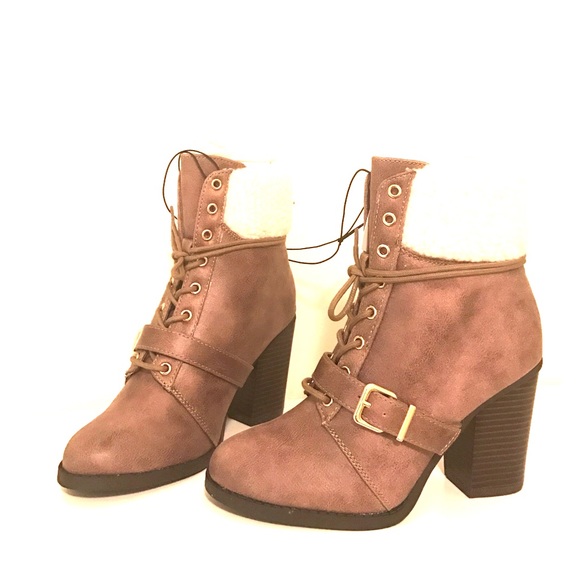 Express Shoes - Lace Up Bootie -Express
